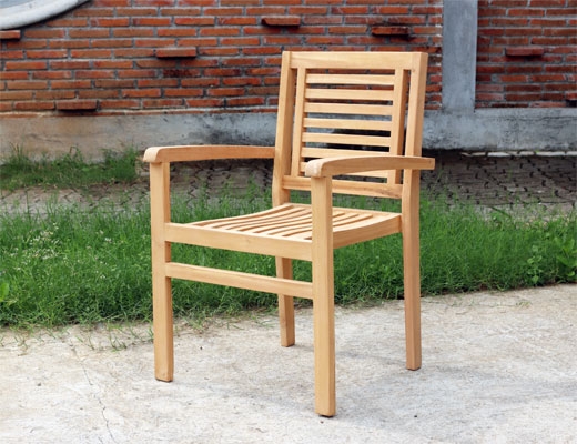 Кресло из древесины тика "Афины"