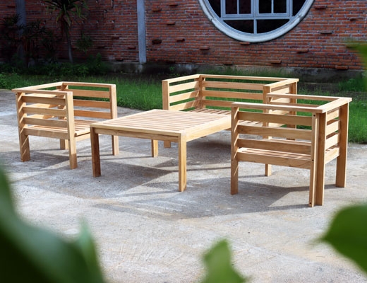 Комплект мебели для террасы из древесины тика "SOFA"