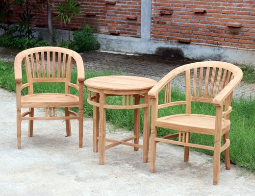 Комплект мебели для террасы из древесины тика "Модерн"